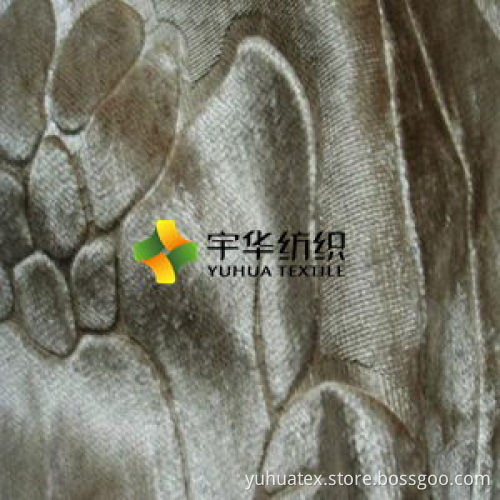 Embossed Velvet for Sofa Upholstery Fabric